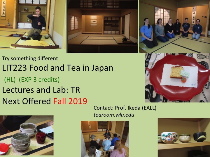 LIT 223 to be offered Fall 2019, contact Professor J. Ikeda ikedaj@wlu.edu